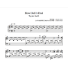 How Did It End Piano Sheet Music