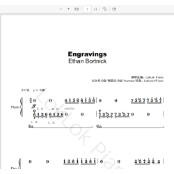 Engravings - Ethan Bortnick Piano Score Digital Score